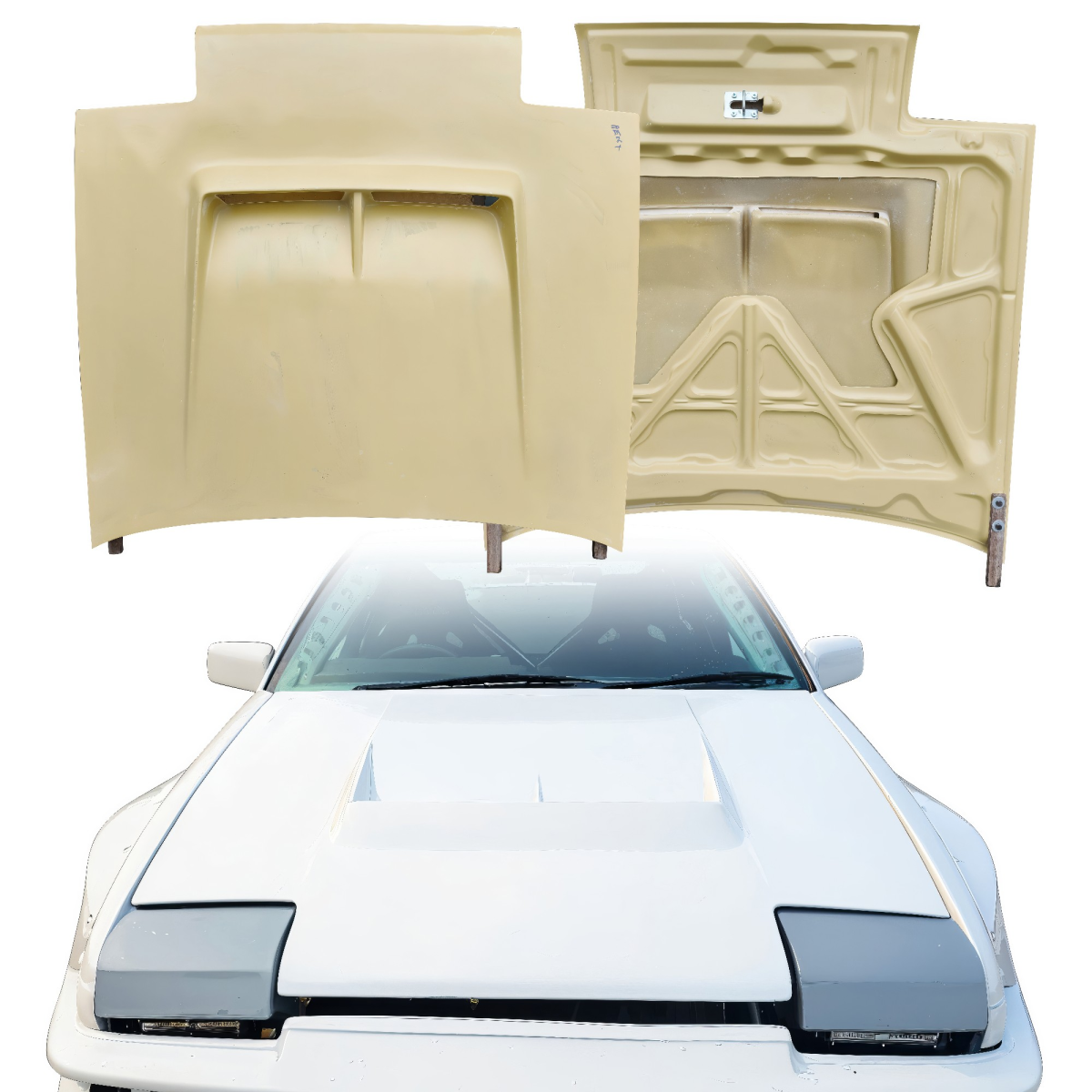 Modify your Toyota Corolla 1984 with our Exterior/Hoods - 