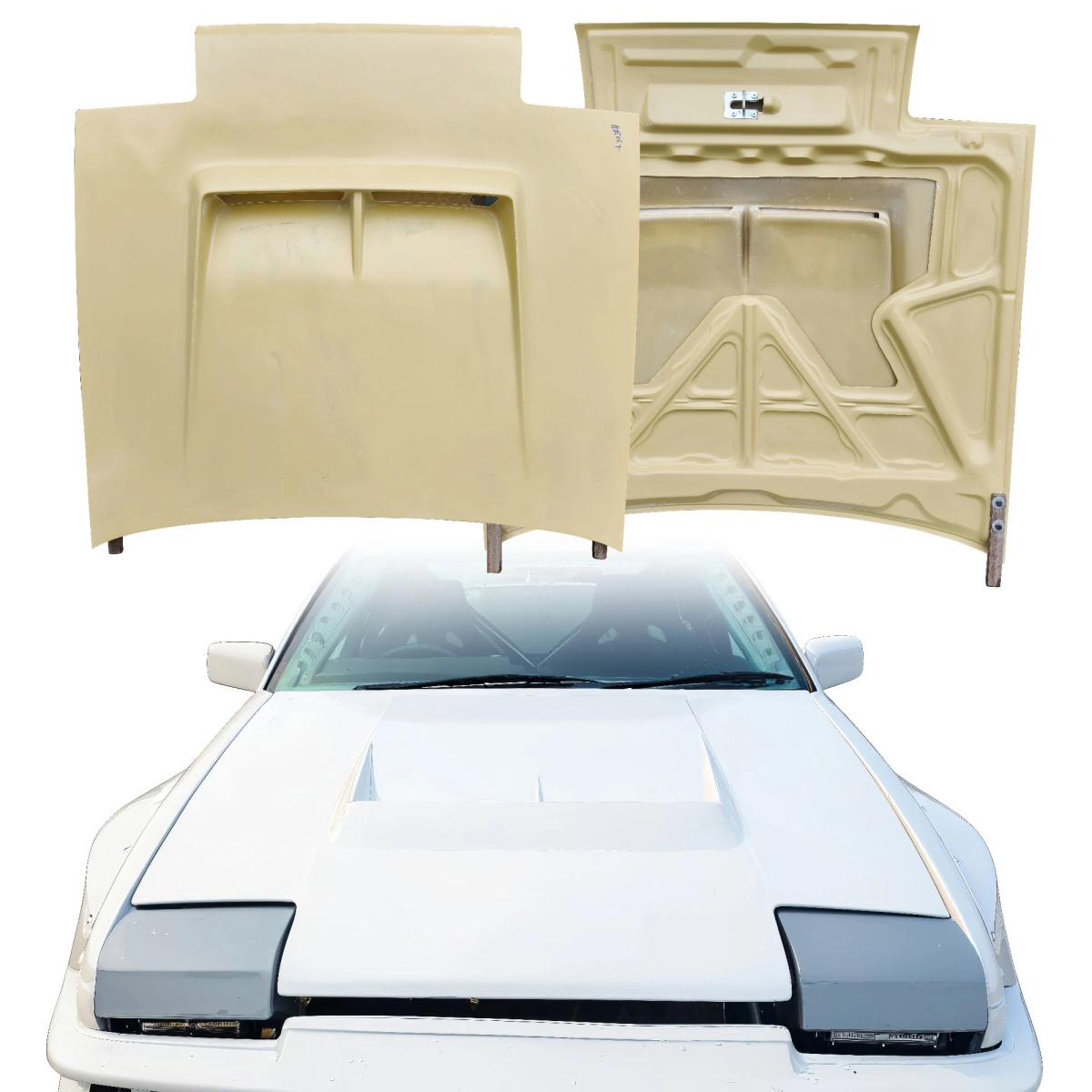 Modify your Toyota Corolla 1984 with our Exterior/Hoods - 1