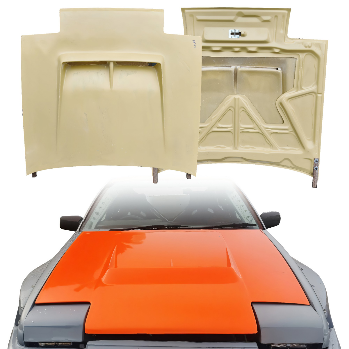 Modify your Toyota Corolla 1984 with our Exterior/Hoods - 