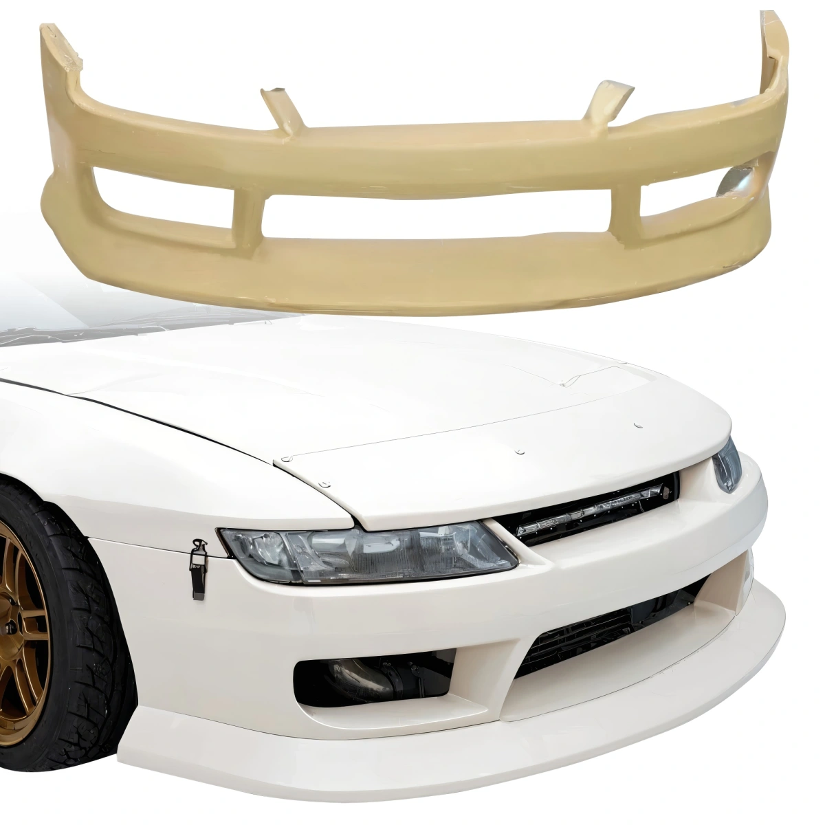 Modify your Nissan Silvia 1989 with our Exterior/Front Bumpers - 1