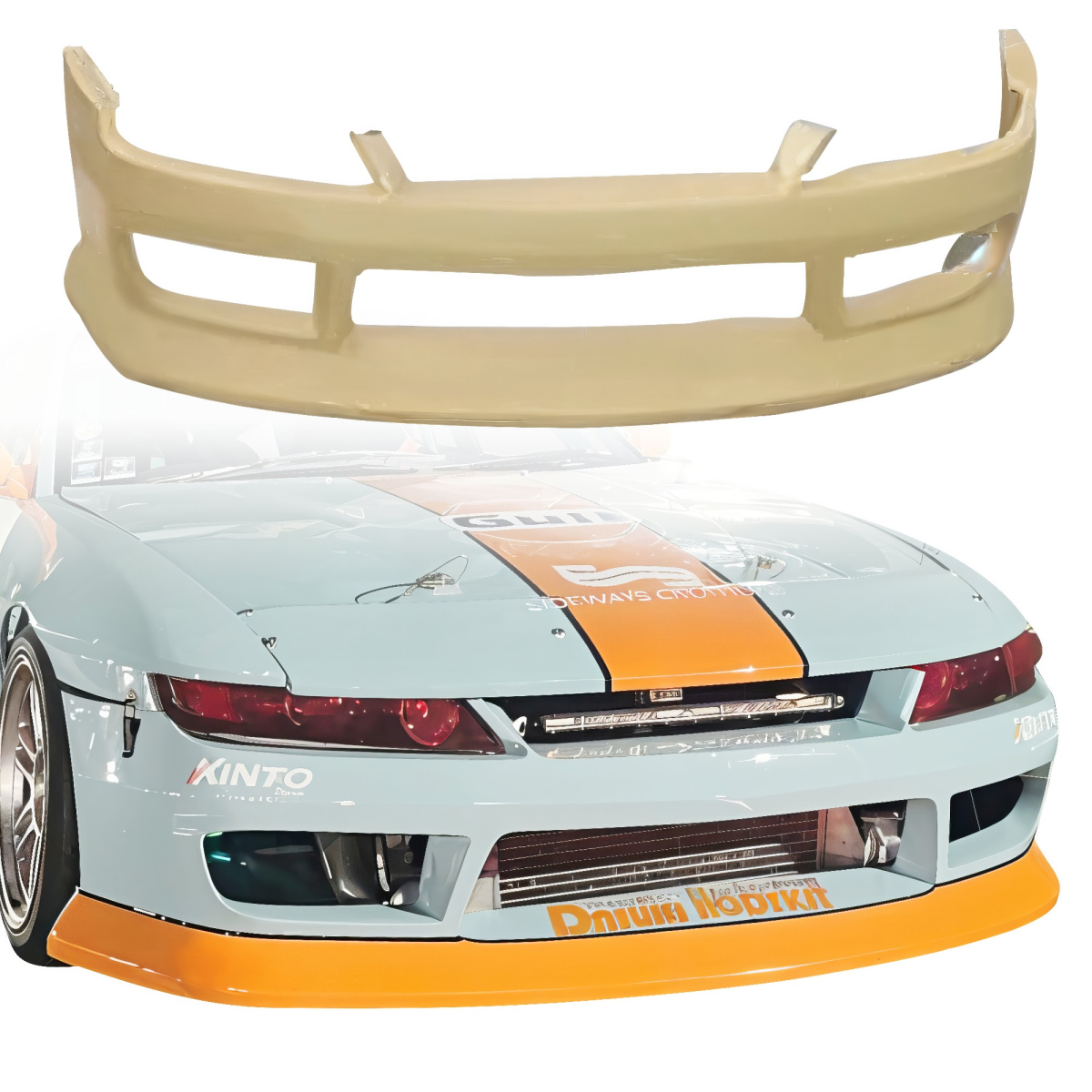 Modify your Nissan Silvia 1989 with our Exterior/Front Bumpers -