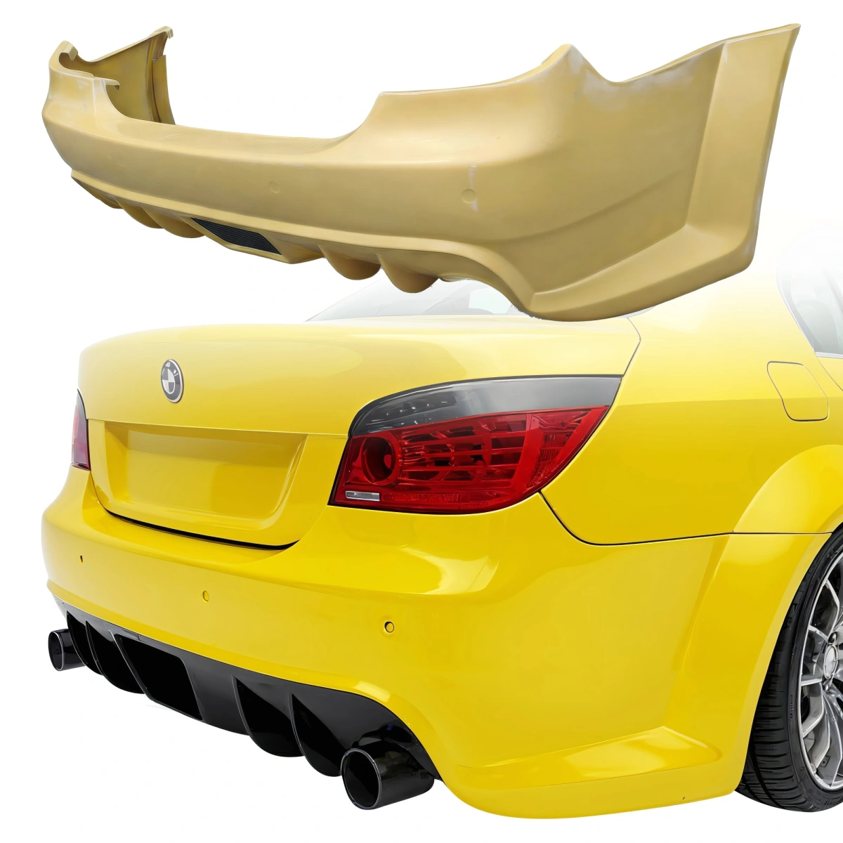 Modify your BMW 5-Series 2004 with our Exterior/Rear Bumpers - 8
