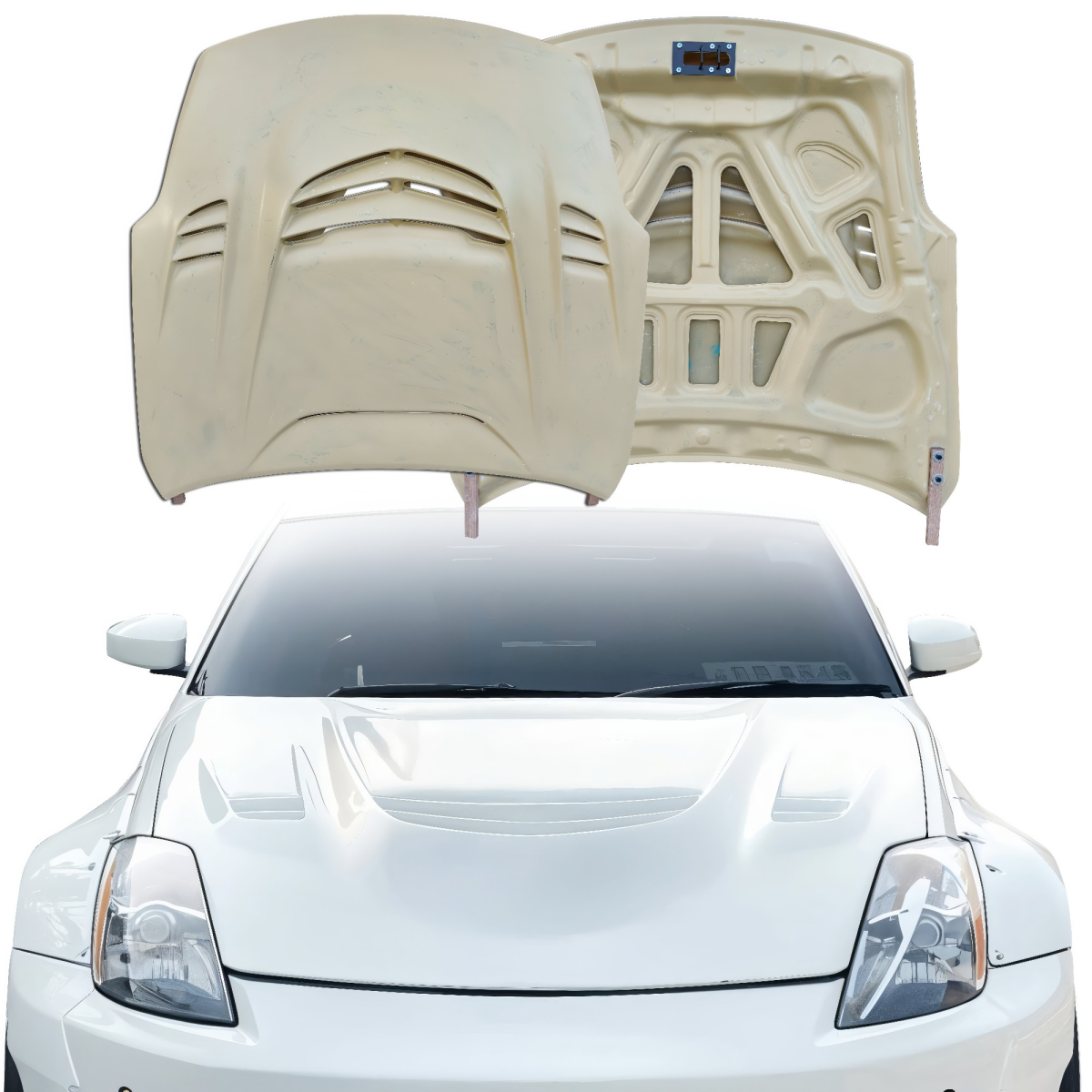 Modify your Nissan 350Z 2003 with our Exterior/Hoods -