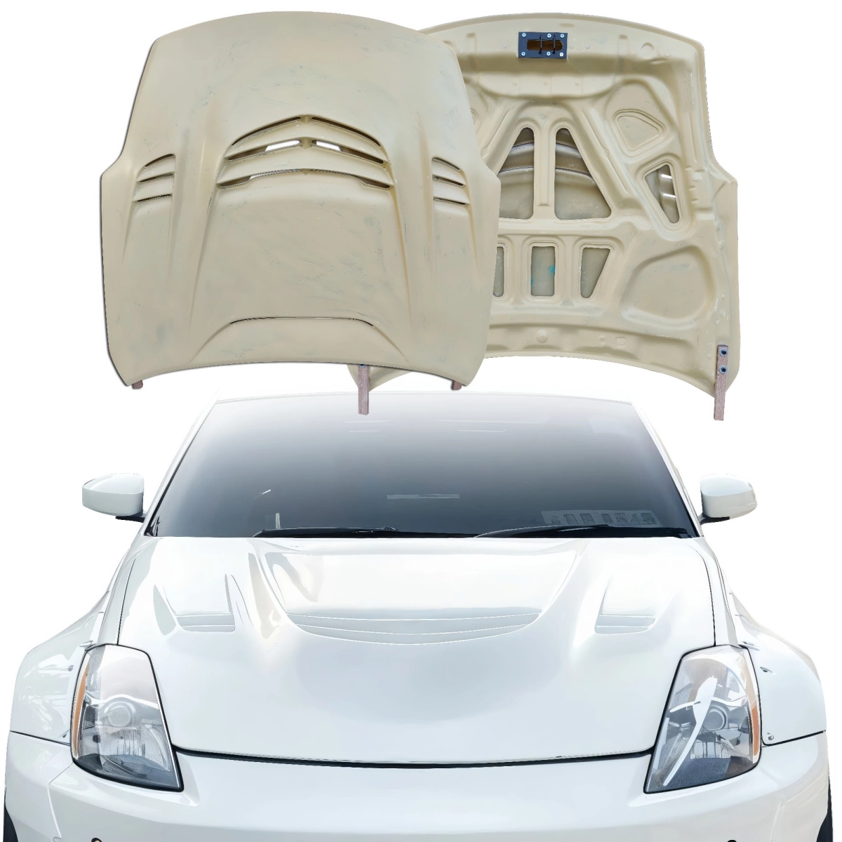 Modify your Nissan 350Z 2003 with our Exterior/Hoods - 1