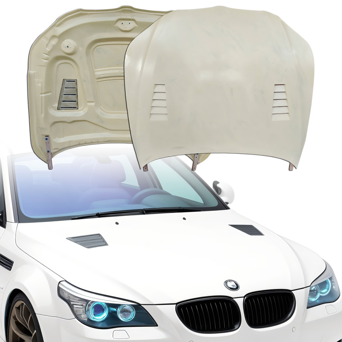 Modify your BMW 5-Series 2004 with our Exterior/Hoods - 