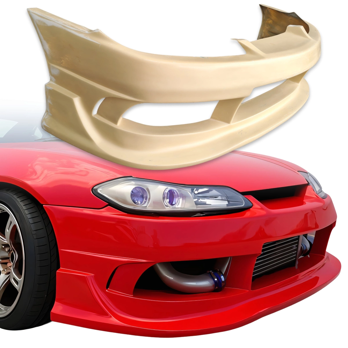 Modify your Nissan Silvia 1999 with our Exterior/Front Bumpers - 5