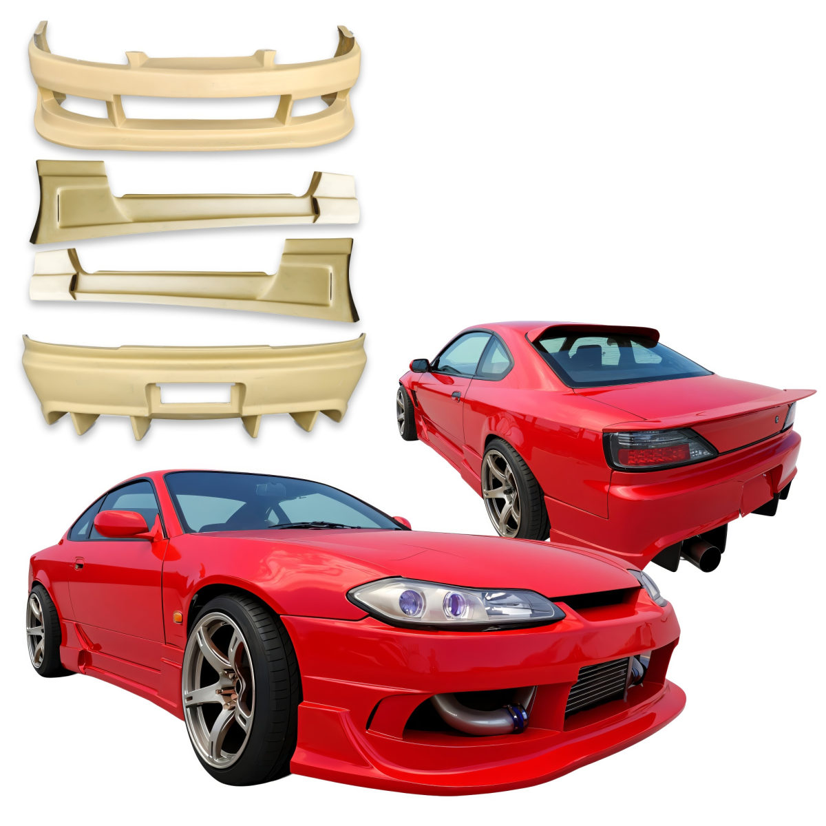 Modify your Nissan Silvia 1999 with our Exterior/Complete Body Kits - 