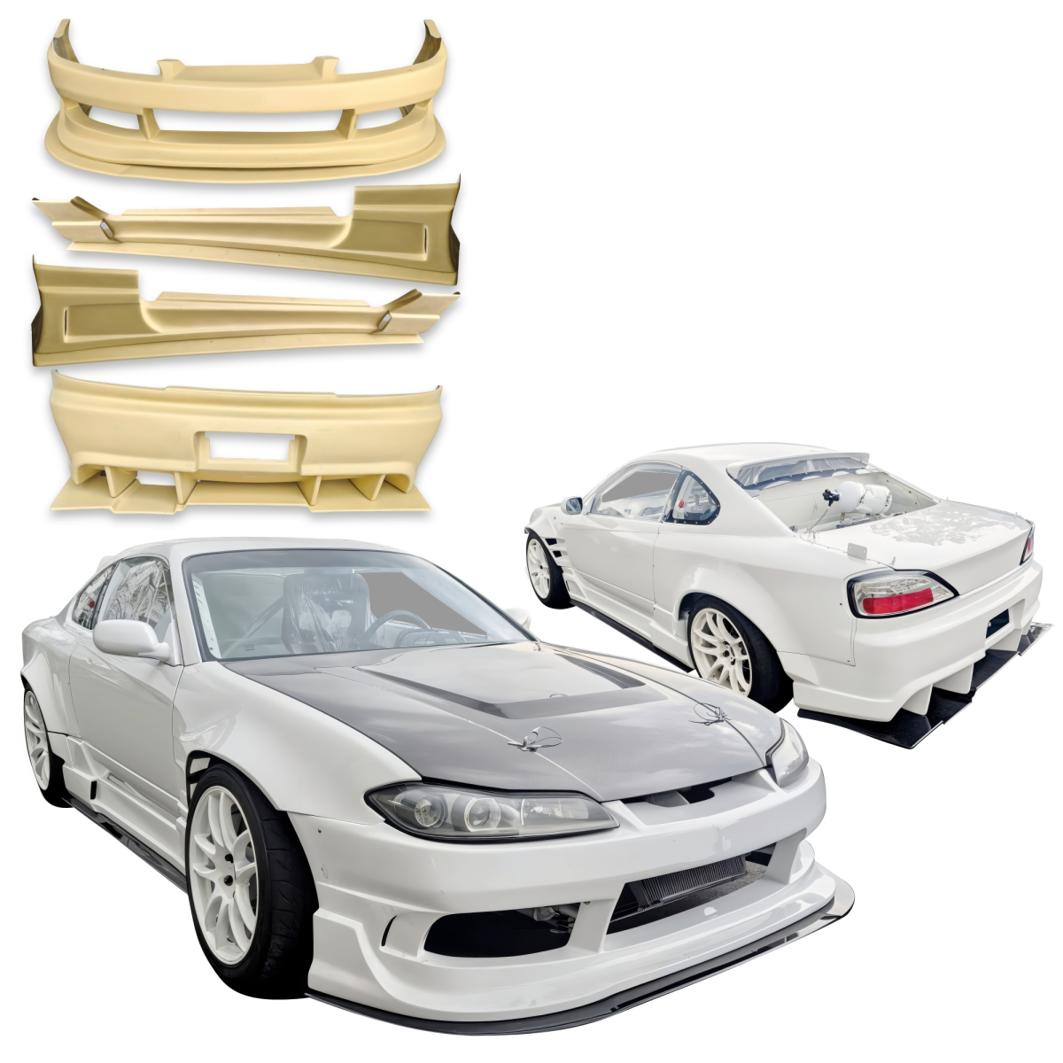 Modify your Nissan Silvia 1999 with our Exterior/Complete Body Kits -