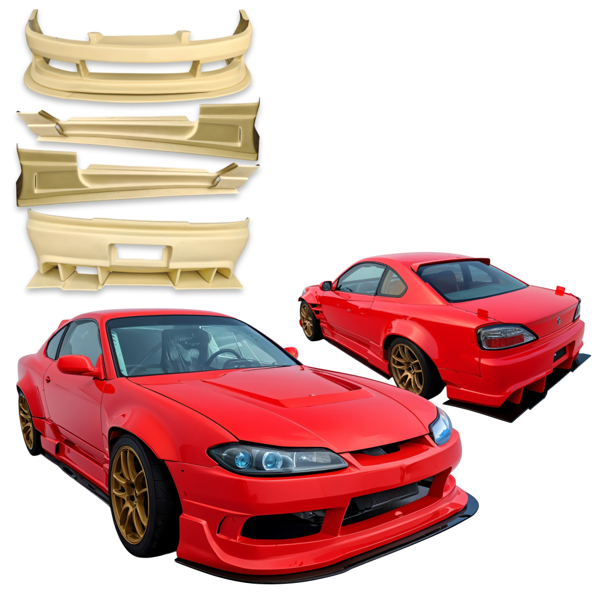 Modify your Nissan Silvia 1999 with our Exterior/Complete Body Kits -