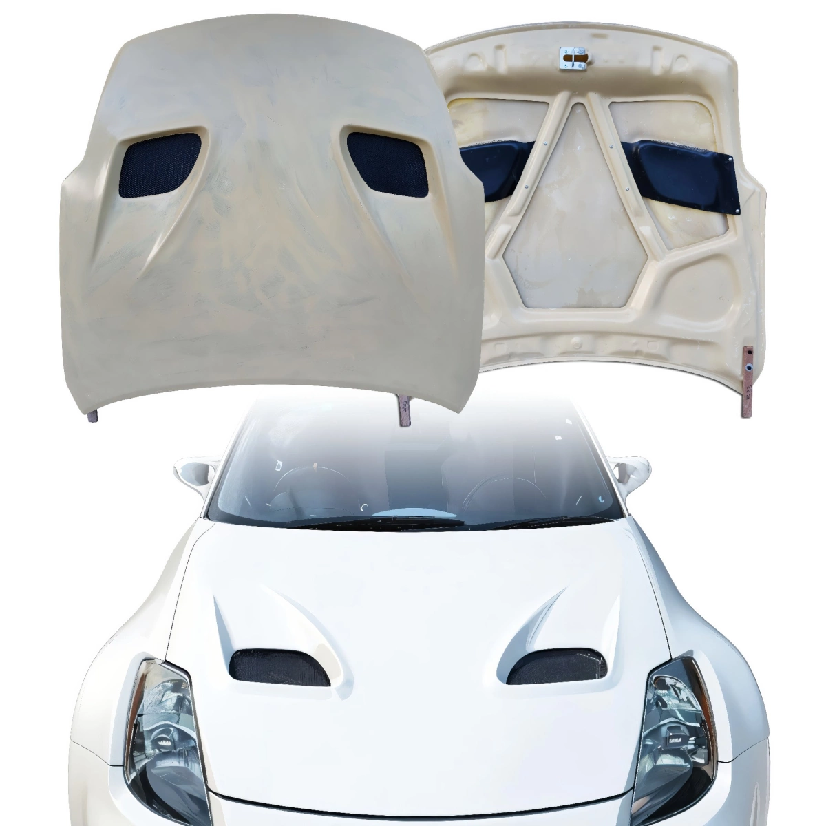 Modify your Nissan 350Z 2003 with our Exterior/Hoods - 3