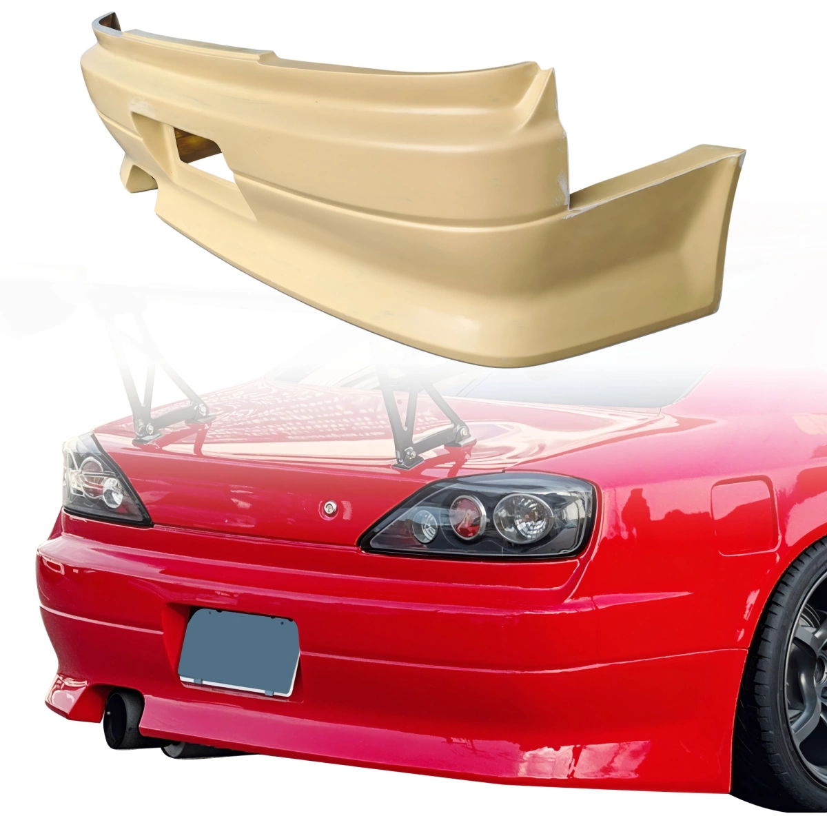 Modify your Nissan Silvia 1999 with our Exterior/Rear Bumpers - 4