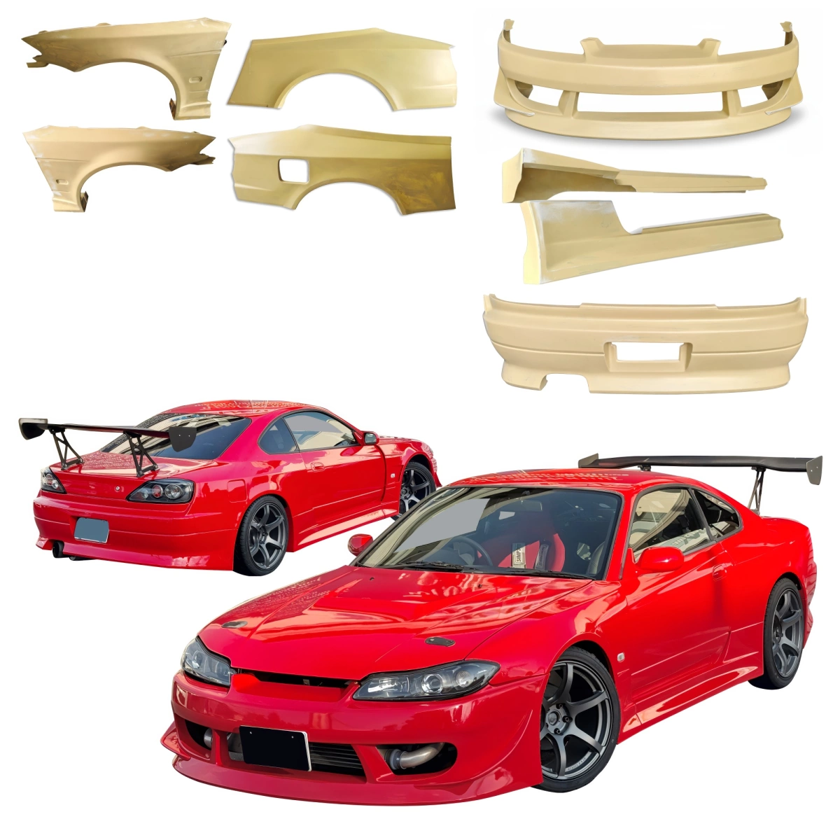 Modify your Nissan Silvia 1999 with our Exterior/Complete Body Kits - 2
