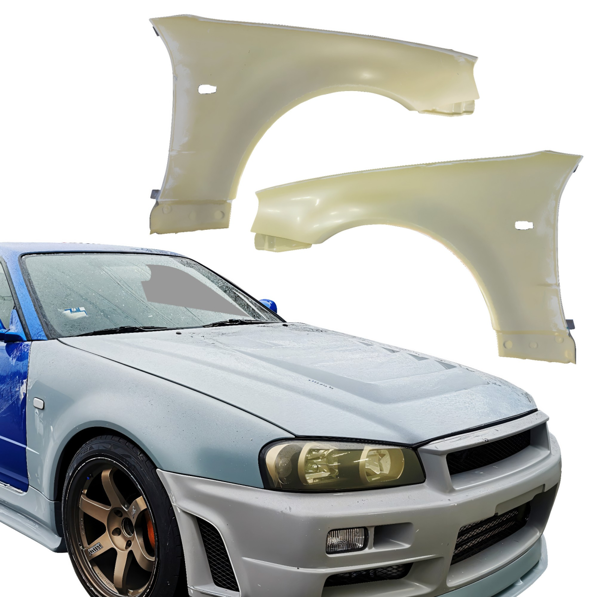 Modify your Nissan Skyline (R34) GTR 1999 with our Exterior/Fenders -