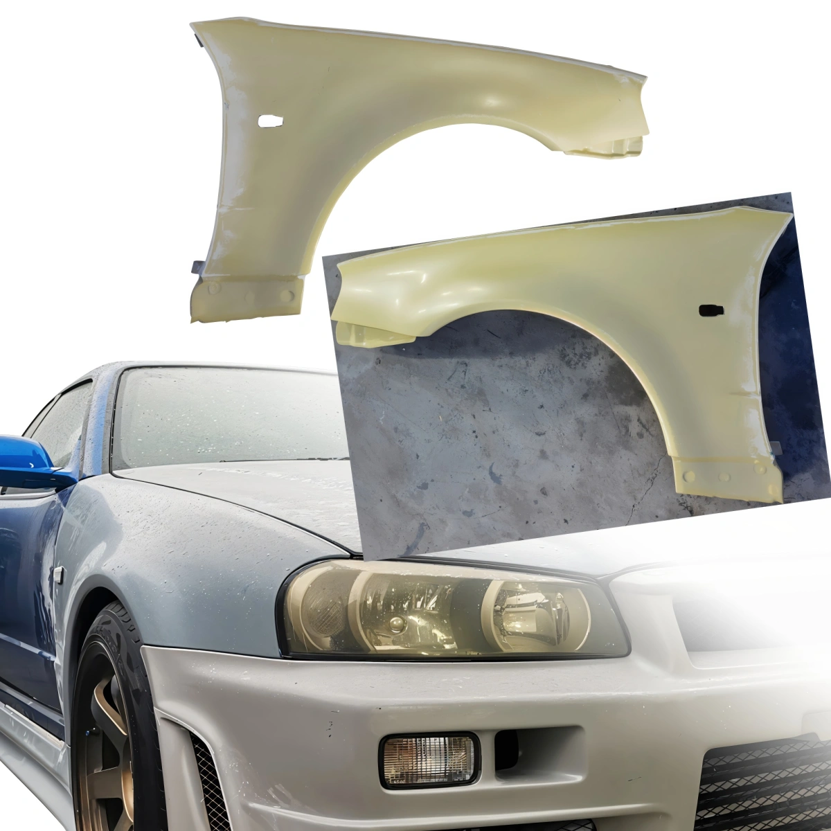 Modify your Nissan Skyline (R34) GTR 1999 with our Exterior/Fenders - 5