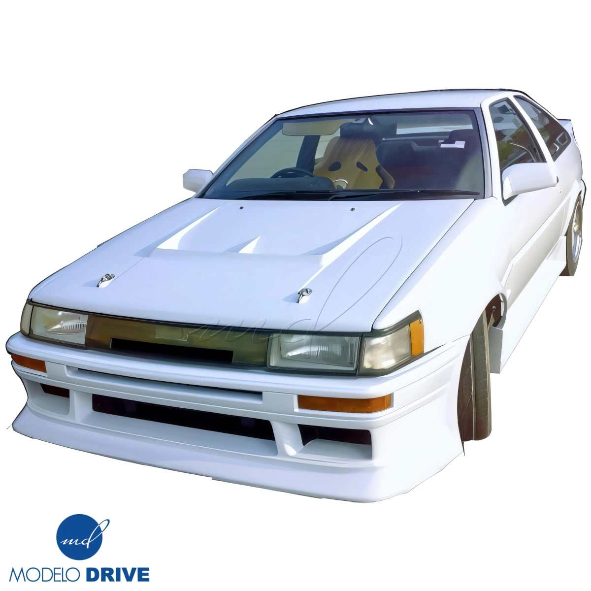 Modify your Toyota Corolla 1984 with our Exterior/Hoods - 5
