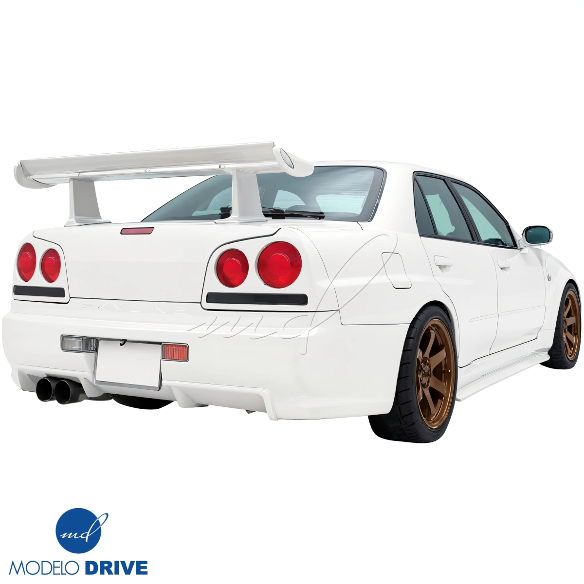 Modify your Nissan Skyline (R34) GTT 1999 with our Exterior/Rear Bumpers - 2