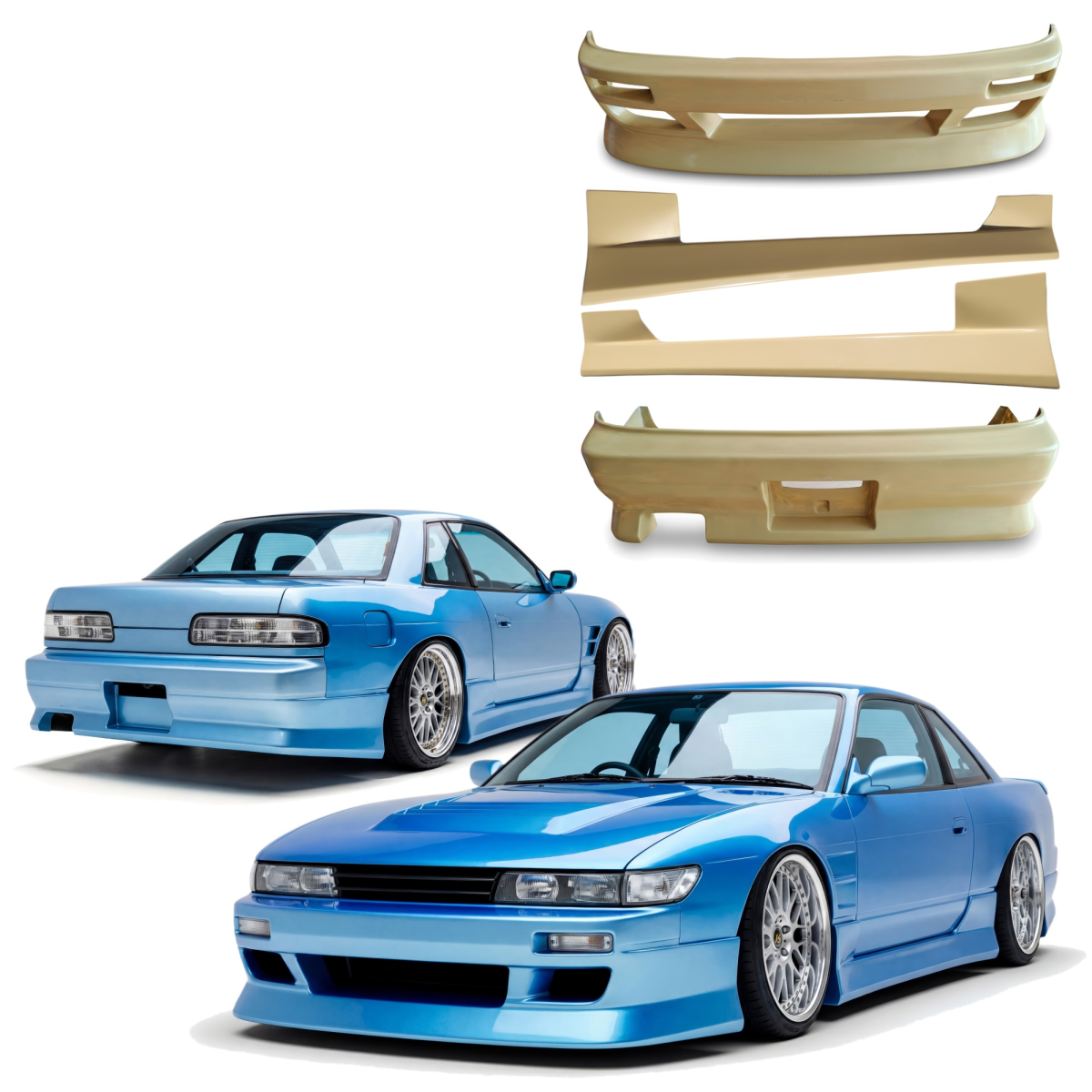 Modify your Nissan Silvia 1989 with our Exterior/Complete Body Kits - 