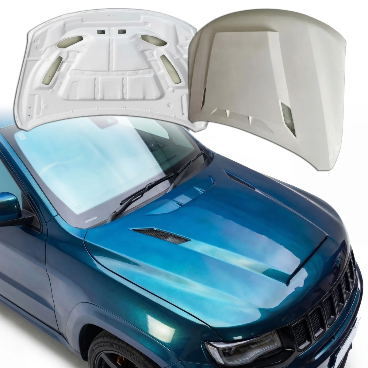 Modify your Jeep Cherokee 2011 with our Exterior/Hoods - 5