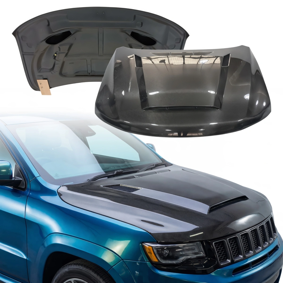Modify your Jeep Cherokee 2011 with our Exterior/Hoods - 4