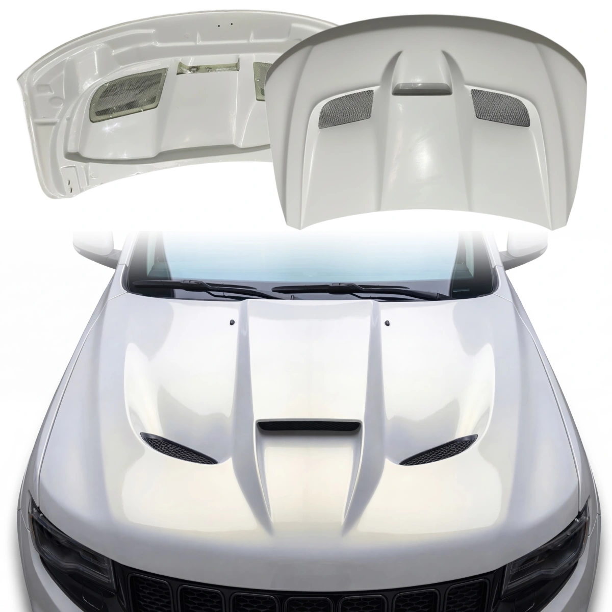 Modify your Jeep Cherokee 2011 with our Exterior/Hoods - 1