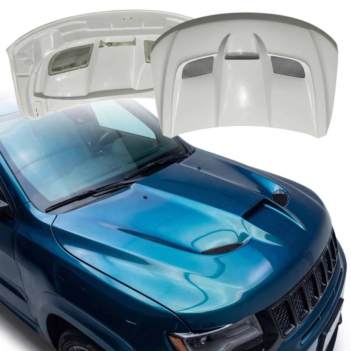 Modify your Jeep Cherokee 2011 with our Exterior/Hoods - 6