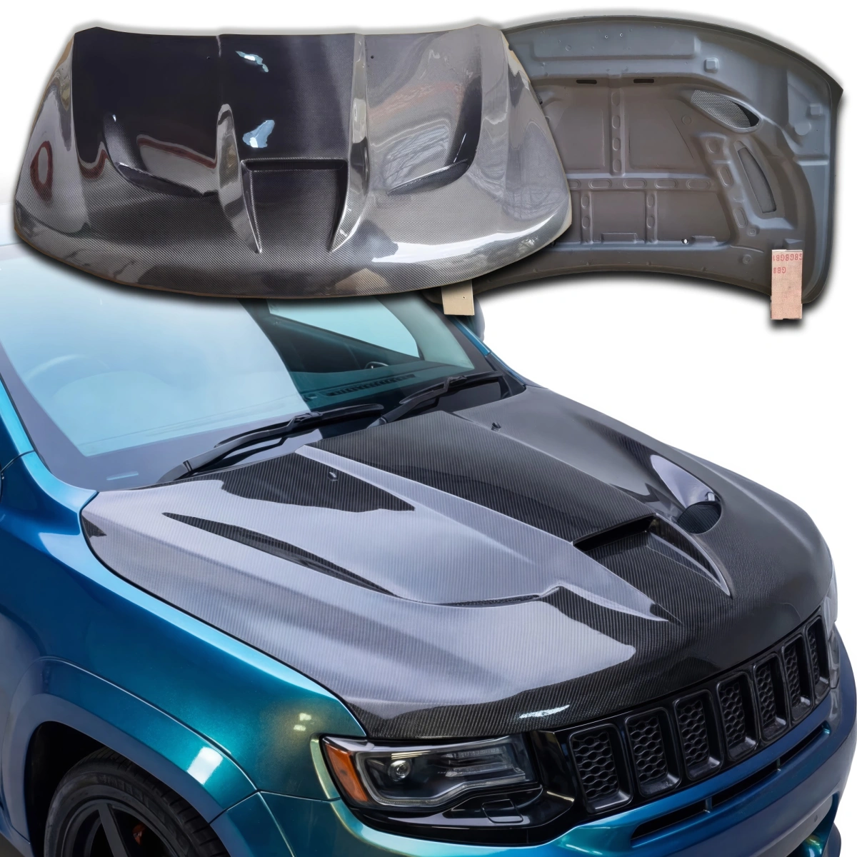 Modify your Jeep Cherokee 2011 with our Exterior/Hoods - 5
