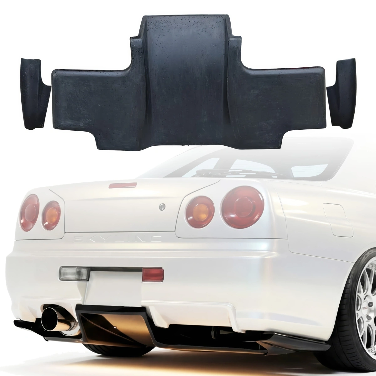 Modify your Nissan Skyline (R34) GTR 1999 with our Exterior/Diffusers - 1