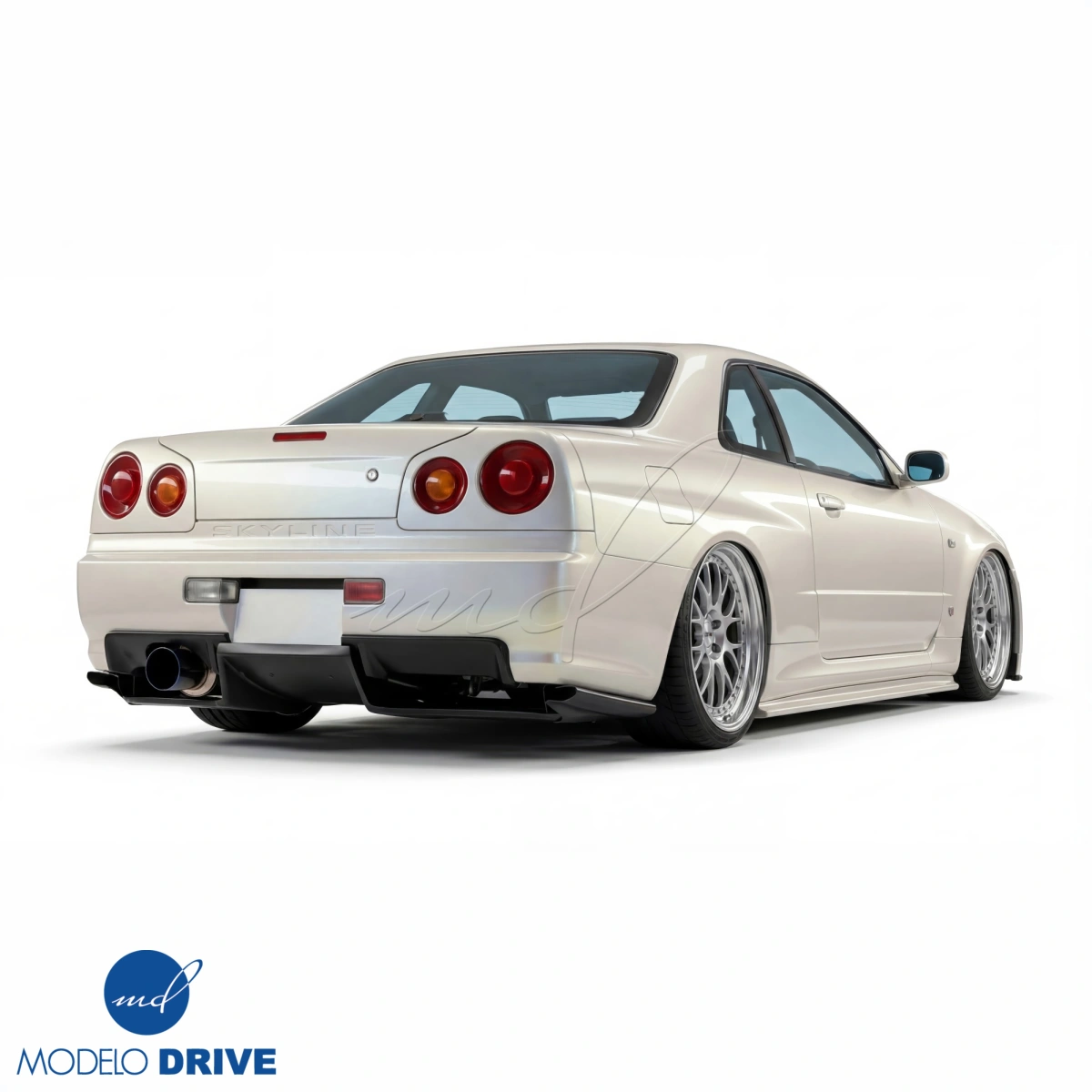 Modify your Nissan Skyline (R34) GTR 1999 with our Exterior/Diffusers - 6