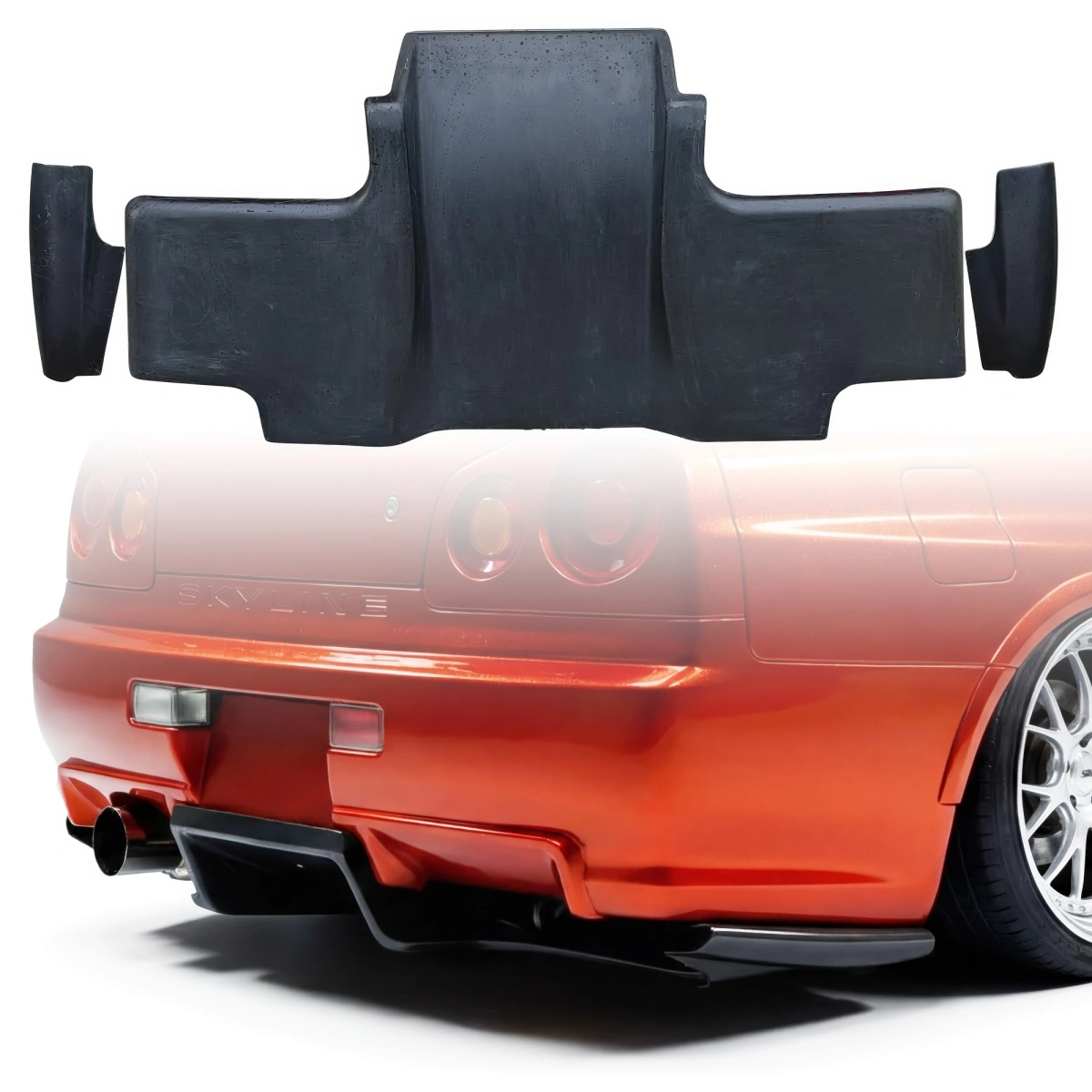 Modify your Nissan Skyline (R34) GTR 1999 with our Exterior/Diffusers - 13