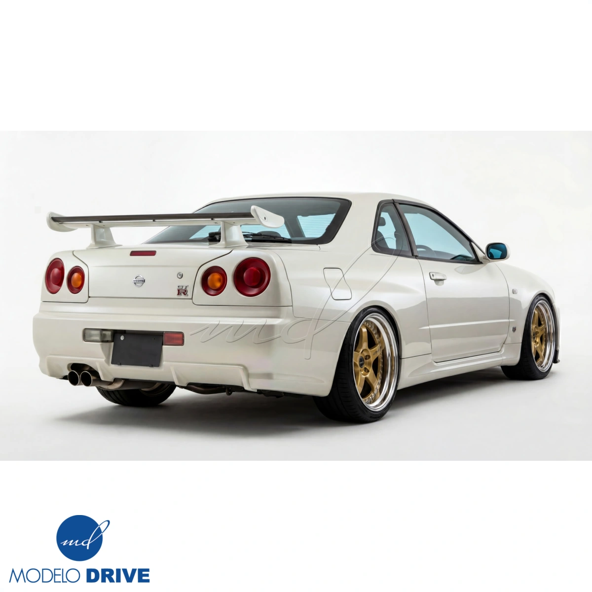 Modify your Nissan Skyline (R34) GTR 1999 with our Exterior/Rear Bumpers - 2