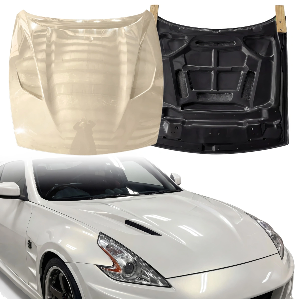 Modify your Nissan 370Z 2009 with our Exterior/Hoods - 1