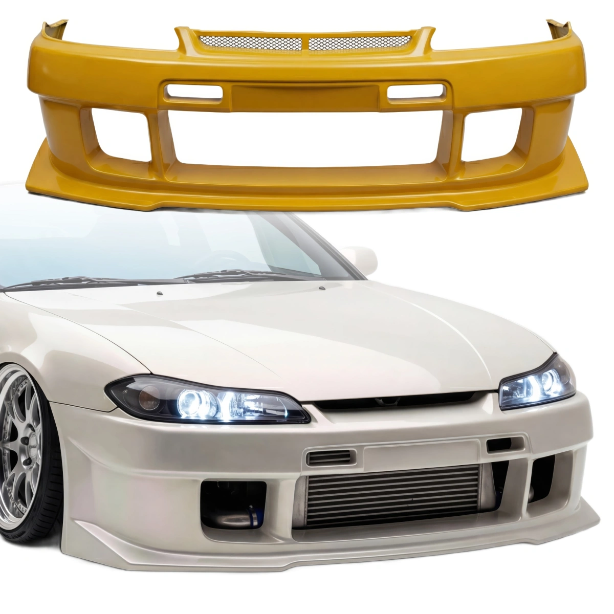 Modify your Nissan Silvia 1999 with our Exterior/Front Bumpers - 1