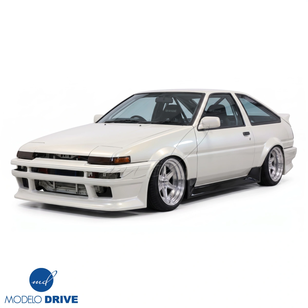 Modify your Toyota Corolla 1984 with our Exterior/Side Skirts - 3