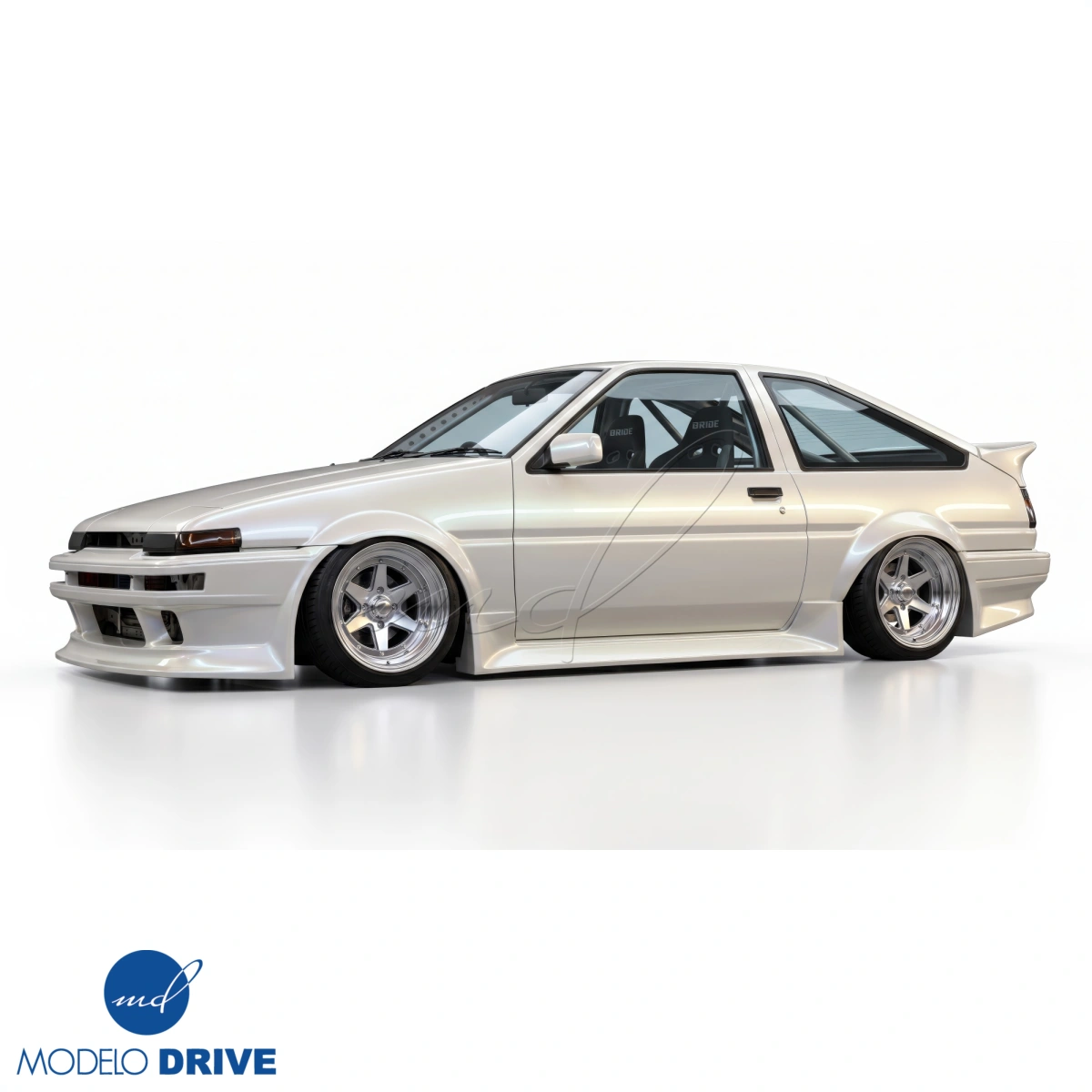 Modify your Toyota Corolla 1984 with our Exterior/Side Skirts - 8