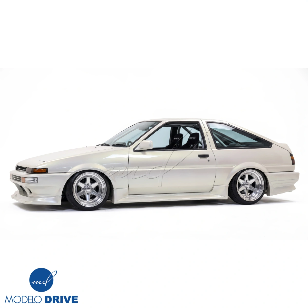 Modify your Toyota Corolla 1984 with our Exterior/Side Skirts - 9