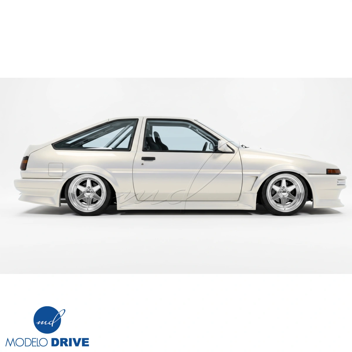 Modify your Toyota Corolla 1984 with our Exterior/Side Skirts - 11
