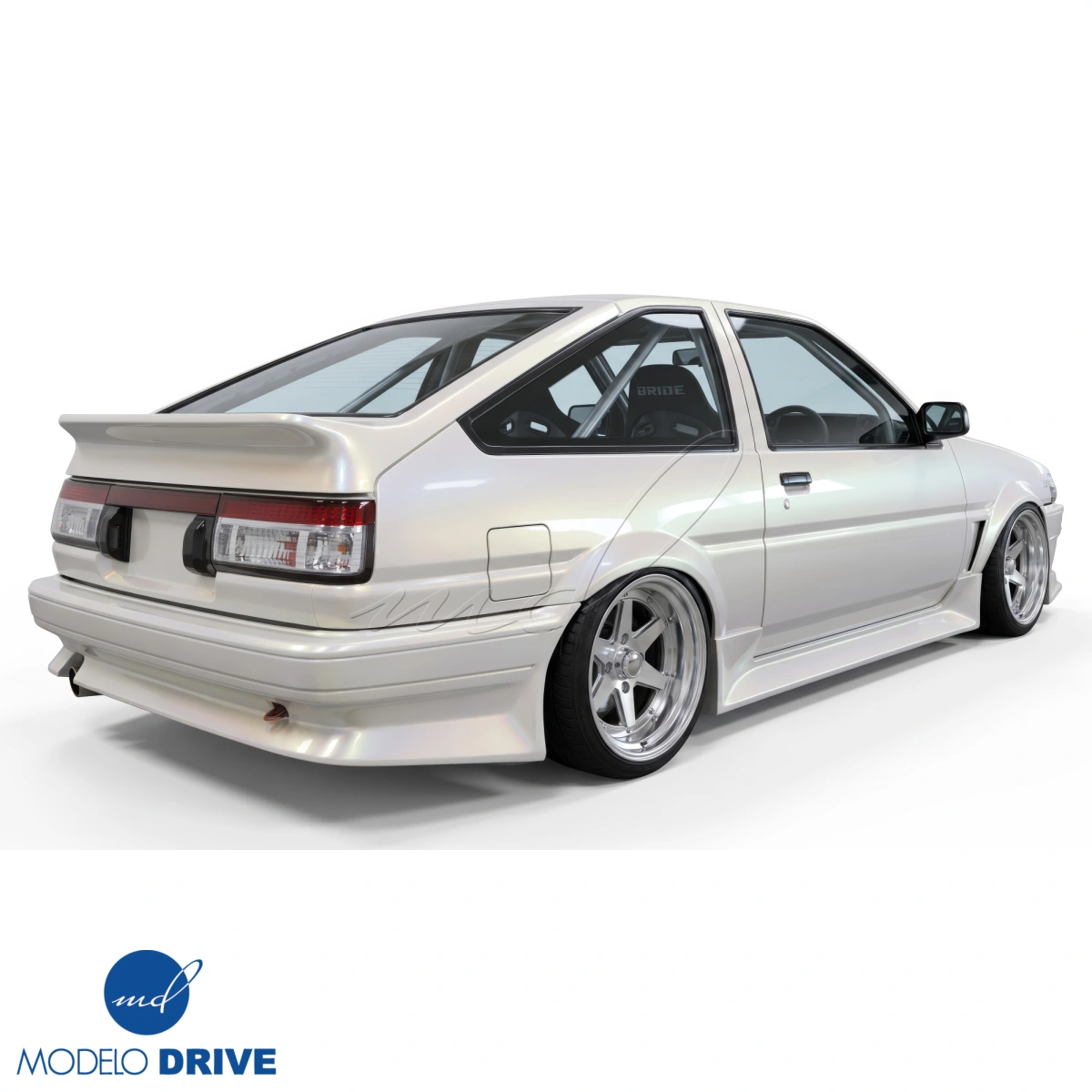 Modify your Toyota Corolla 1984 with our Exterior/Side Skirts - 14