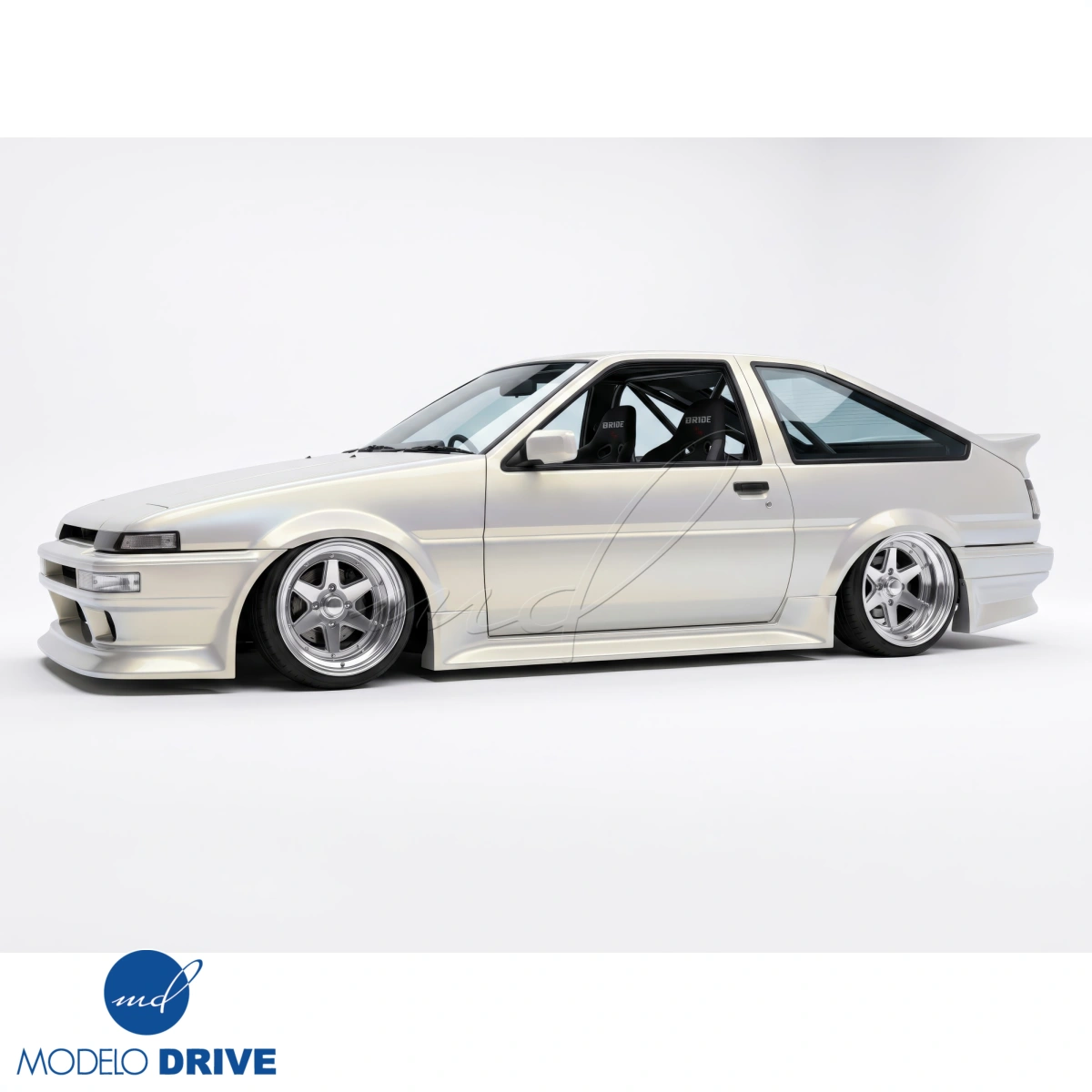 Modify your Toyota Corolla 1984 with our Exterior/Side Skirts - 17