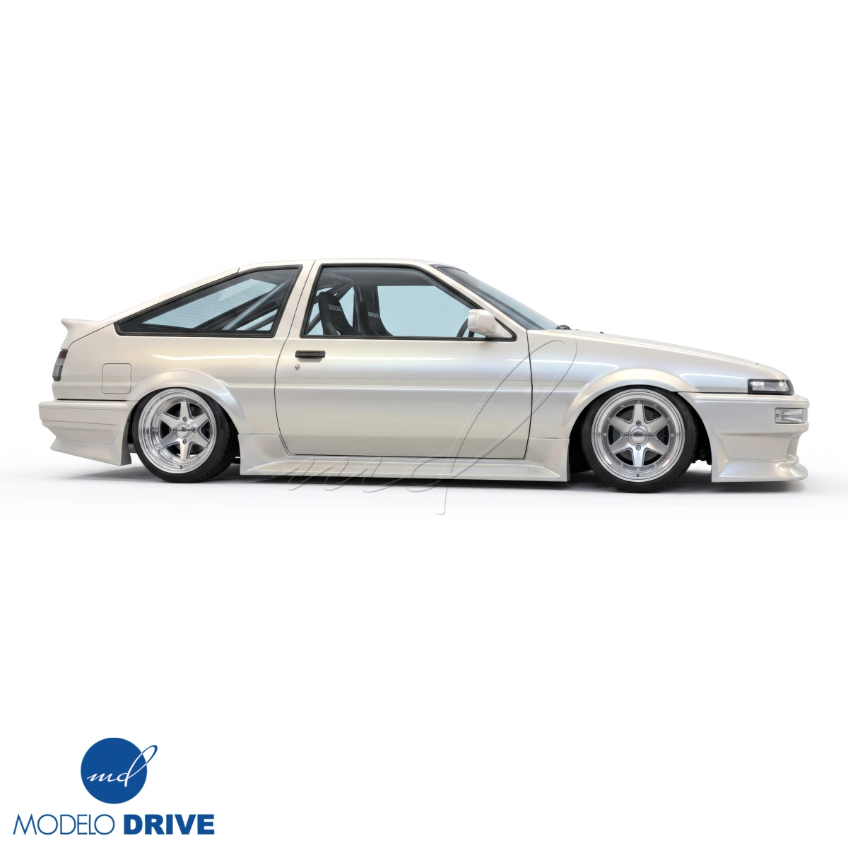 Modify your Toyota Corolla 1984 with our Exterior/Side Skirts - 19