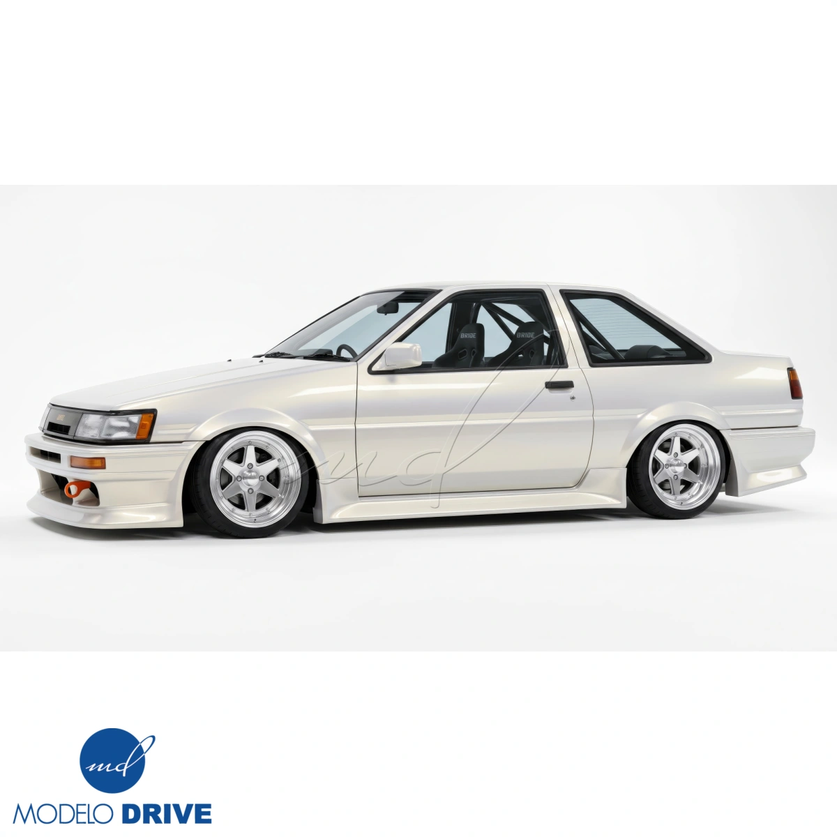 Modify your Toyota Corolla 1984 with our Exterior/Side Skirts - 27
