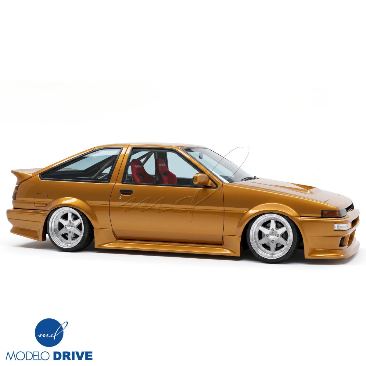 Modify your Toyota Corolla 1984 with our Exterior/Side Skirts - 35