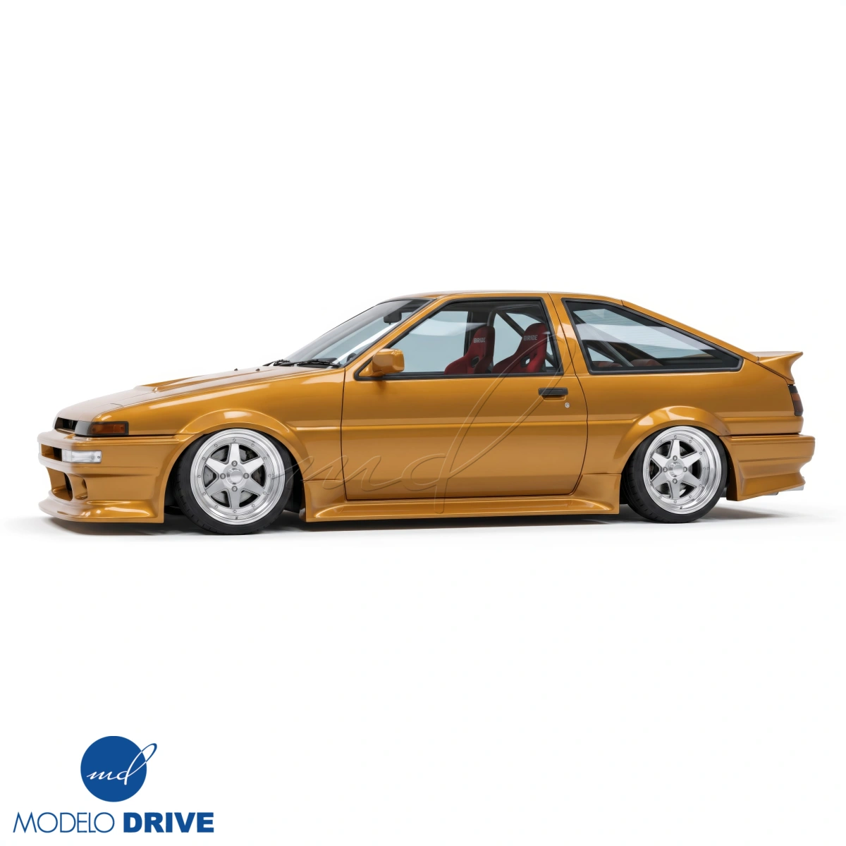 Modify your Toyota Corolla 1984 with our Exterior/Side Skirts - 65