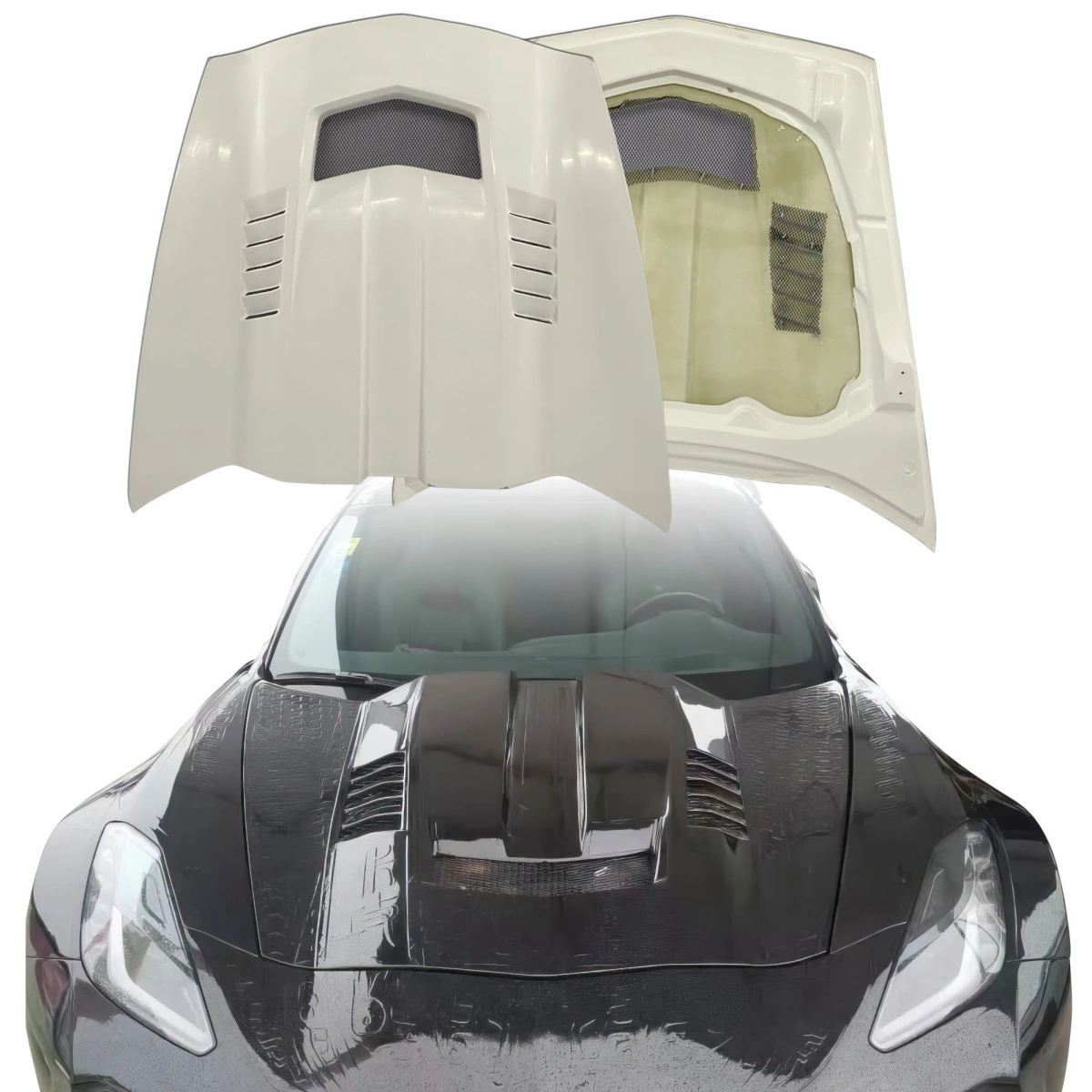 Modify your Chevrolet Corvette 2014 with our Exterior/Hoods - 1