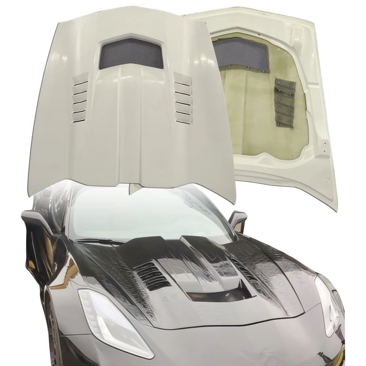 Modify your Chevrolet Corvette 2014 with our Exterior/Hoods - 4