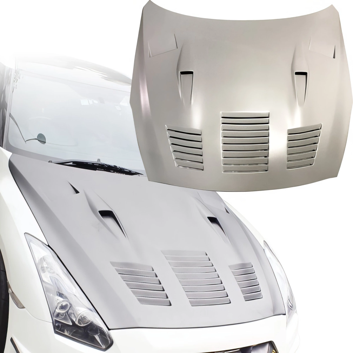 Modify your Nissan GT-R 2009 with our Exterior/Hoods - 1