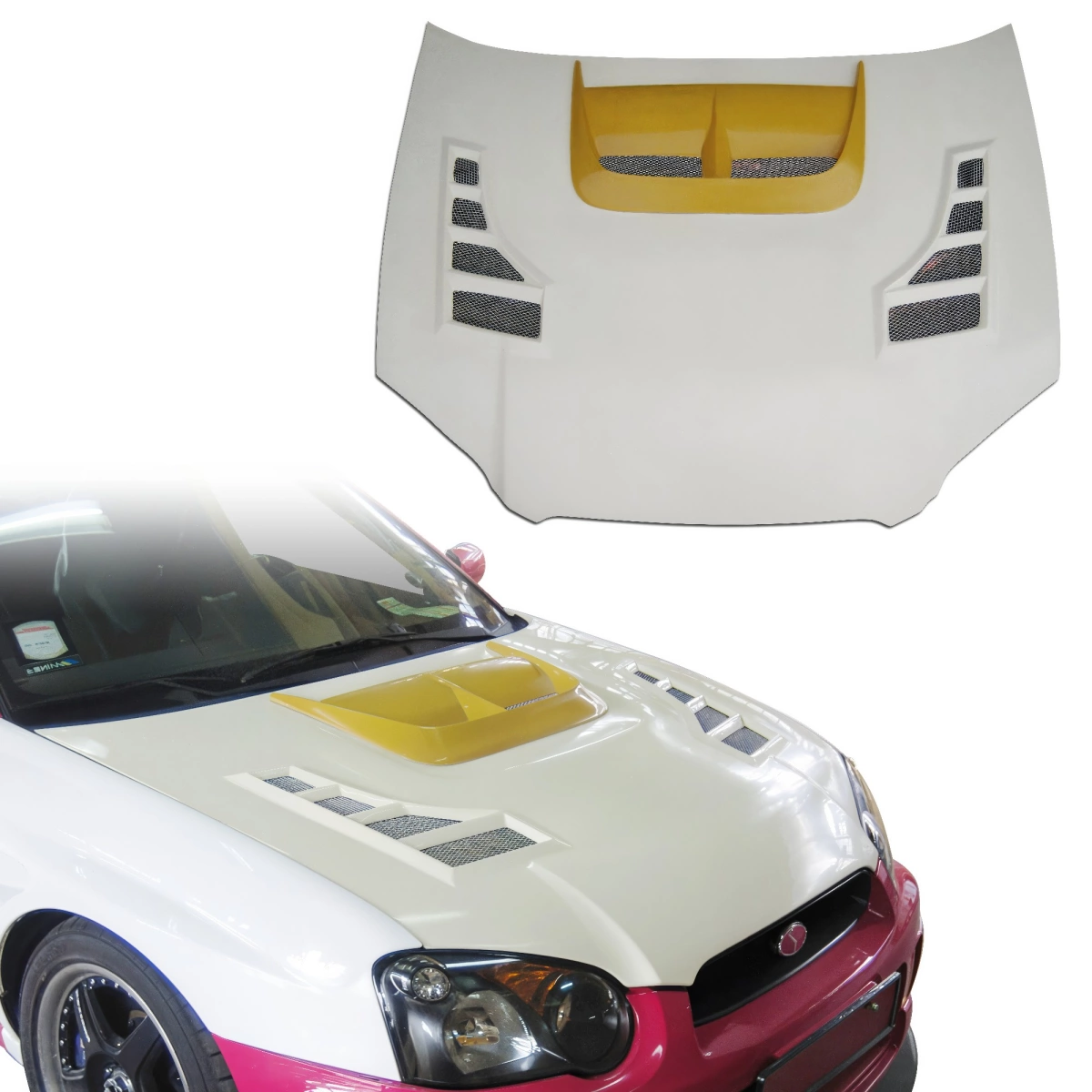 Modify your Subaru Impreza 2004 with our Exterior/Hoods - 1