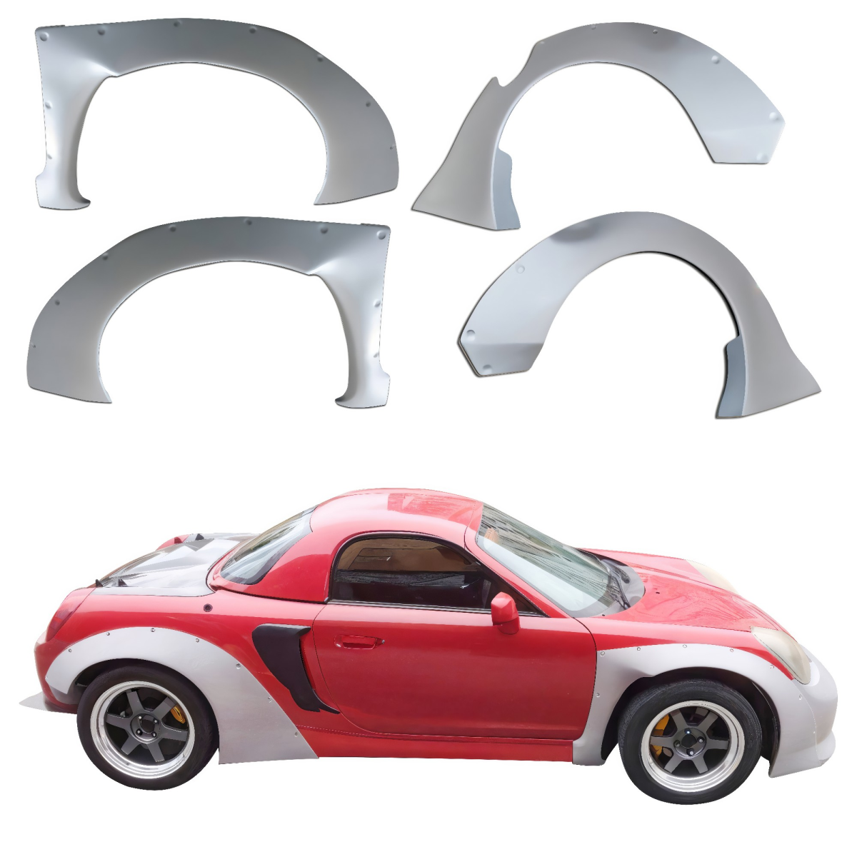 Modify your Toyota MR2 Spyder 2000 with our Exterior/Fenders -