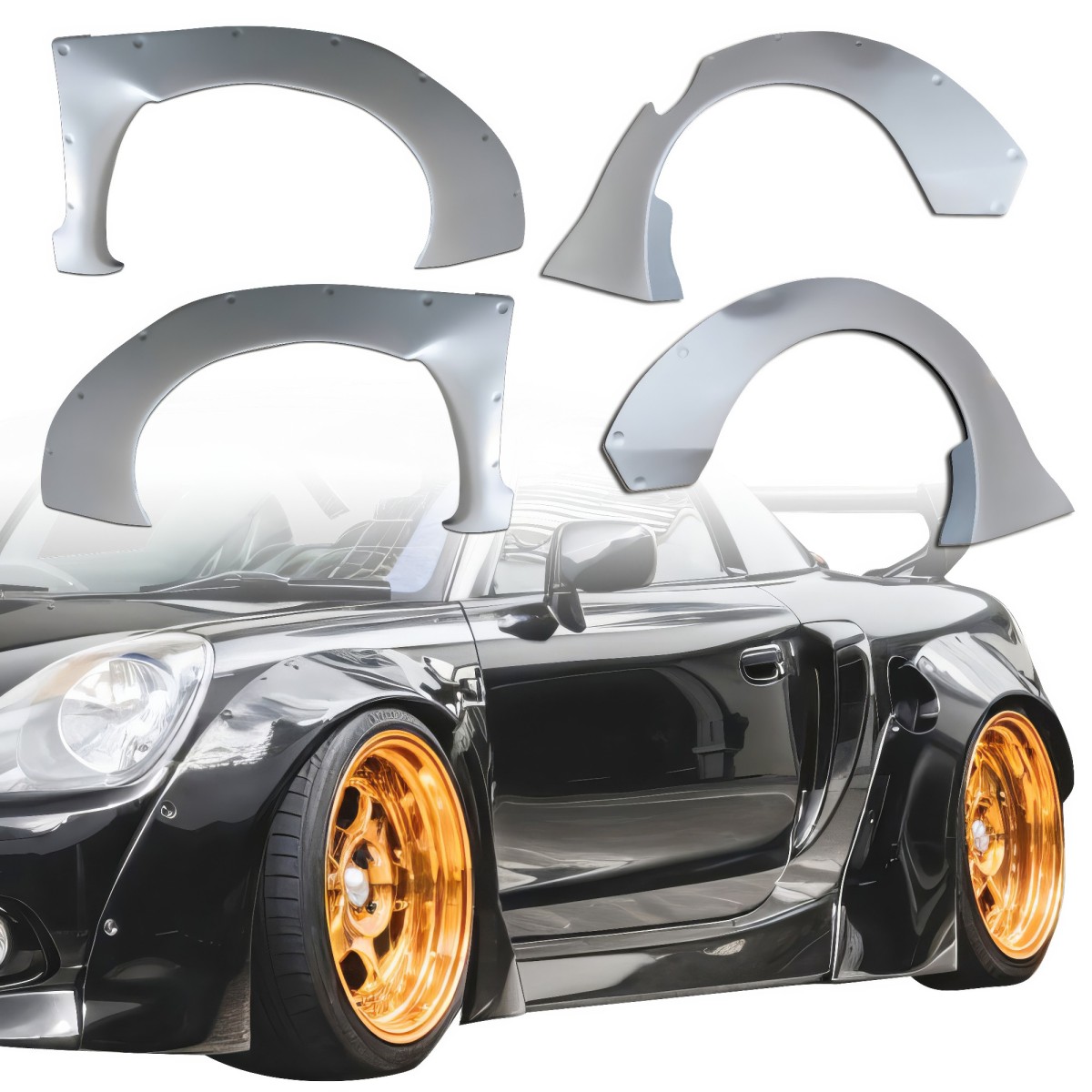 Modify your Toyota MR2 Spyder 2000 with our Exterior/Fenders -