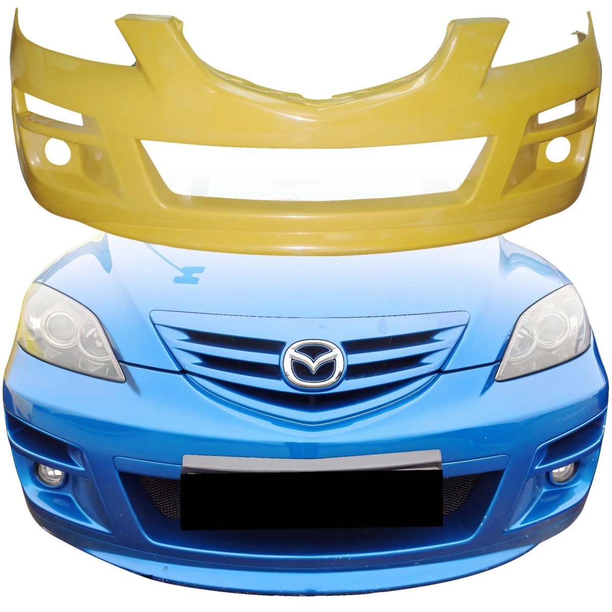 Modify your Mazda 3 2004 with our Exterior/Front Bumpers - 1