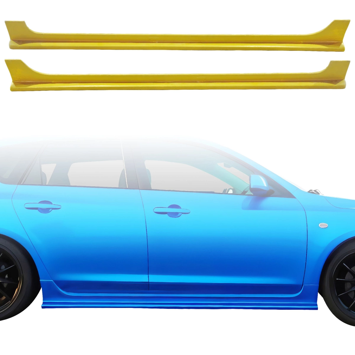 Modify your Mazda 3 2004 with our Exterior/Side Skirts - 1